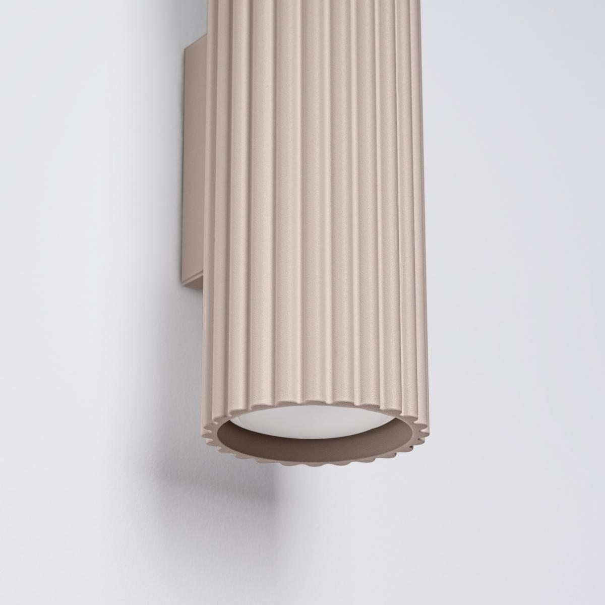 Sollux Lámpara de pared KARBON 10 taupe No aplicable