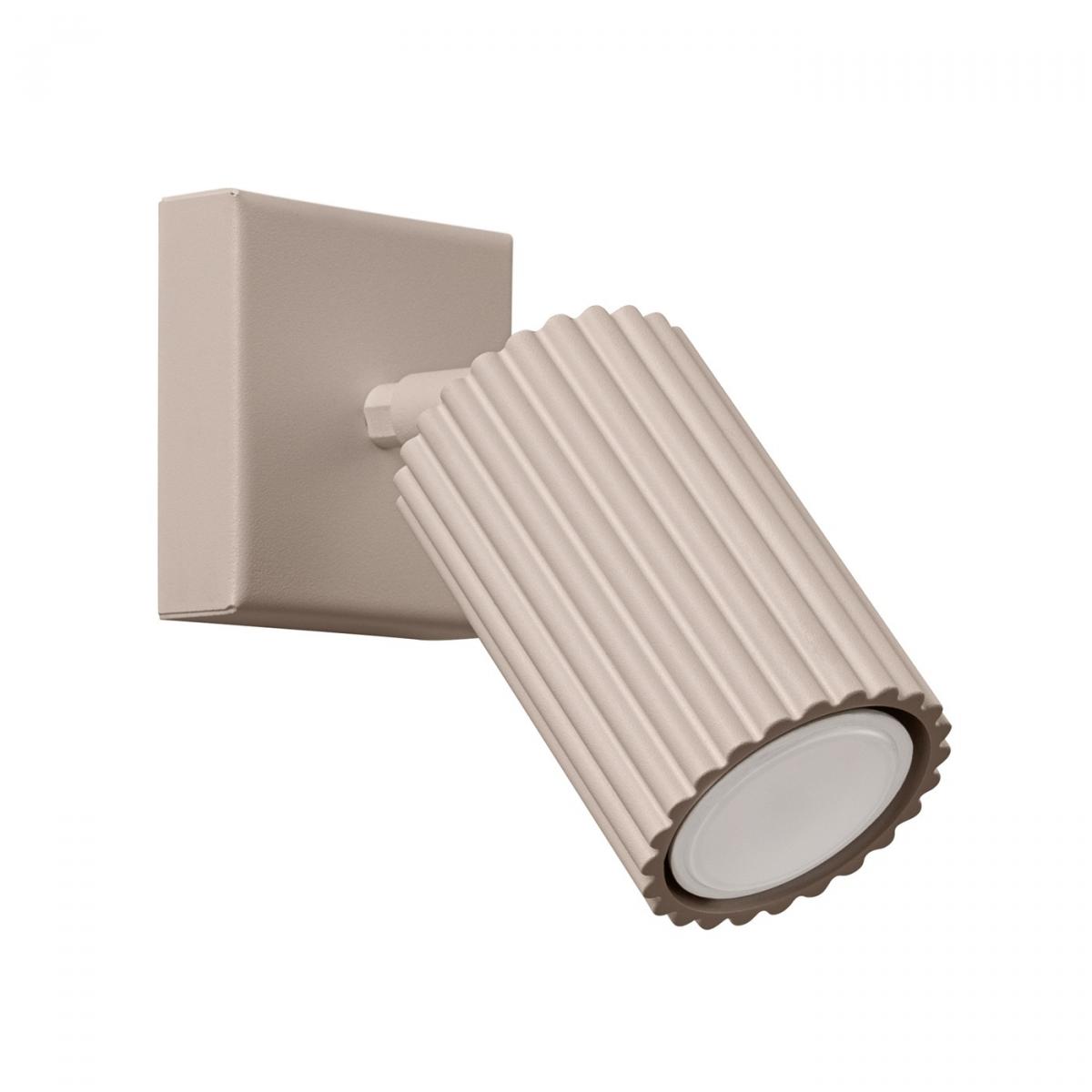 Sollux Lámpara de pared KARBON taupe No aplicable
