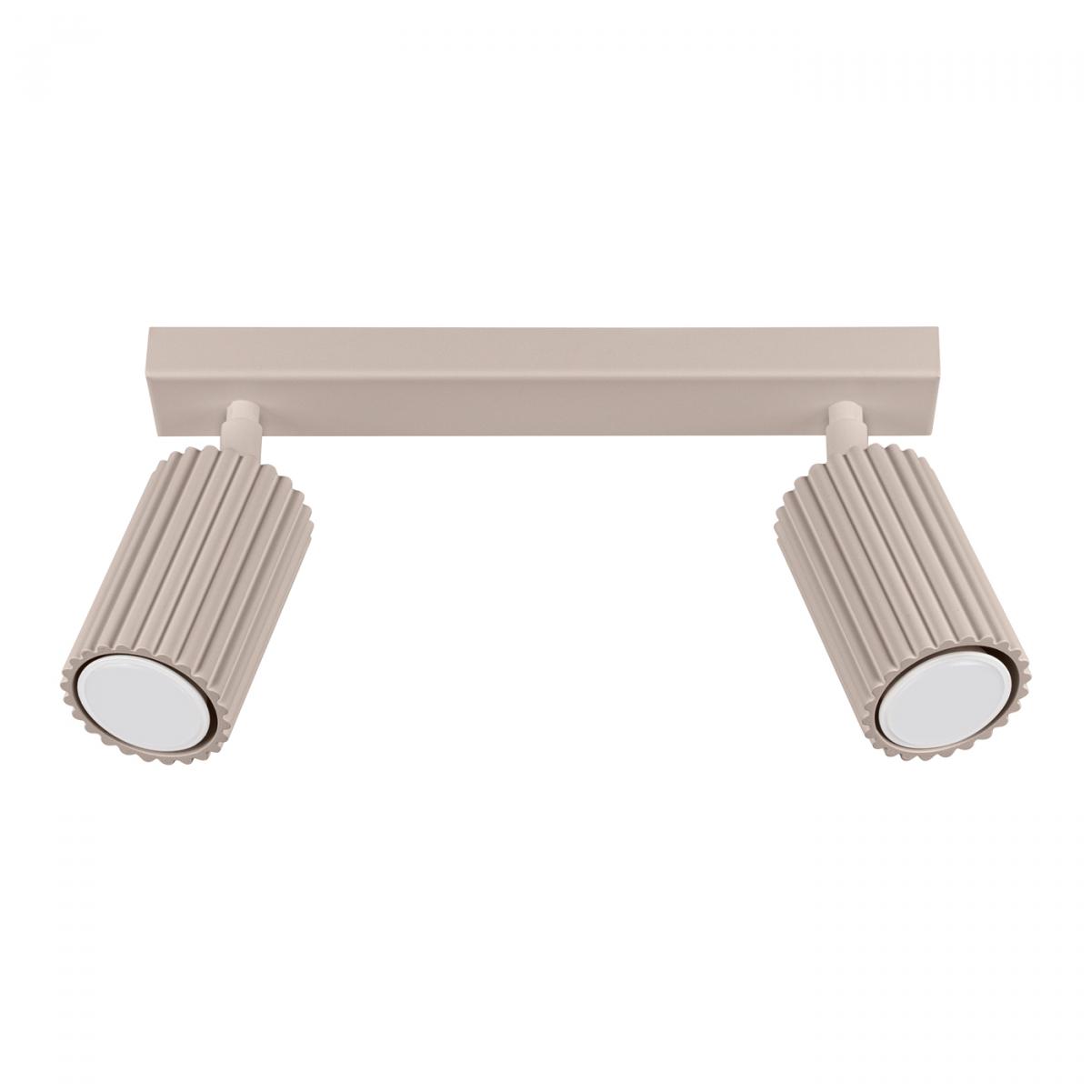 Sollux Lámpara de pared KARBON taupe No aplicable