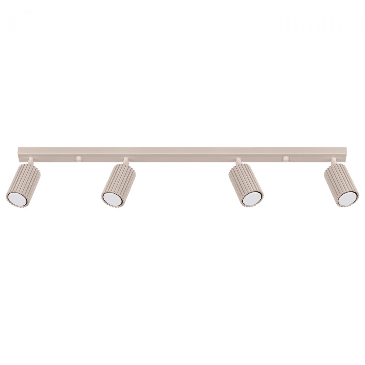 Sollux Lámpara de techo KARBON 4L taupe No aplicable