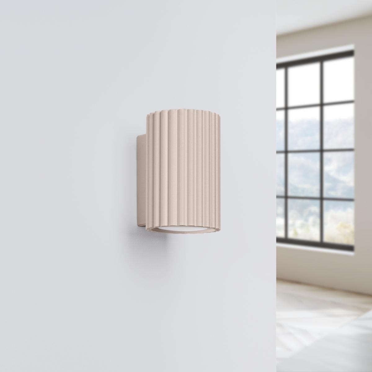 Sollux Lámpara de pared KARBON 10 taupe No aplicable