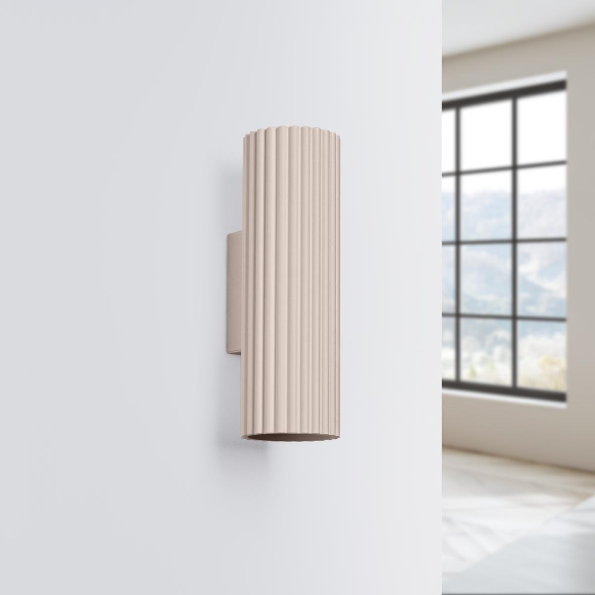 Sollux Lámpara de pared KARBON 20 taupe No aplicable