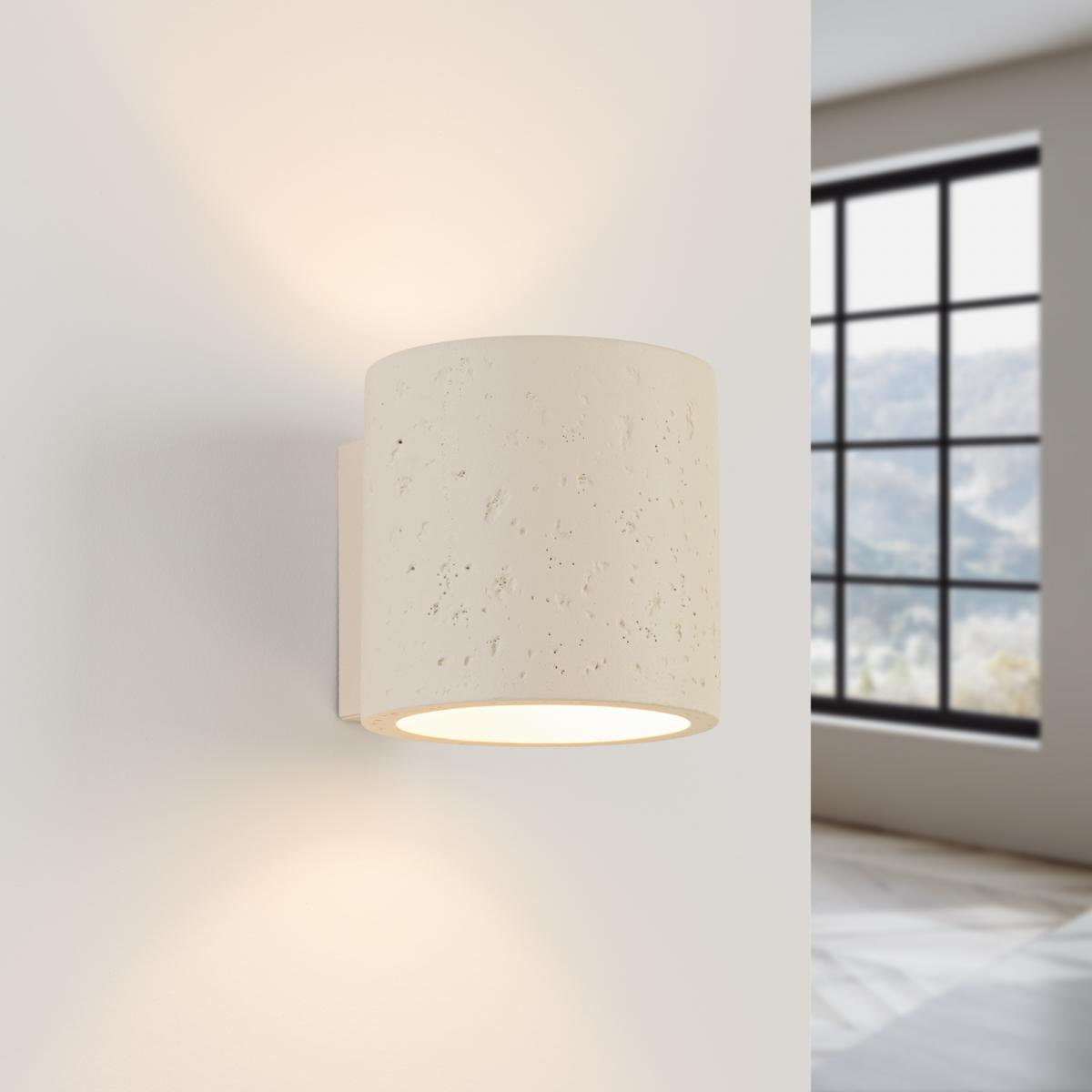 Sollux Aplique ORBIS hormigón beige No aplicable