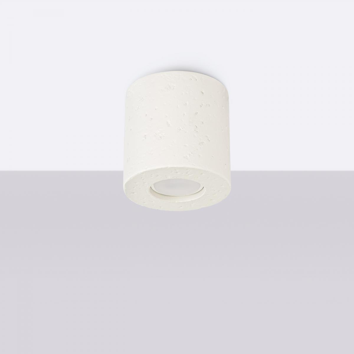 Sollux Lámpara de techo ORBIS hormigón beige No aplicable