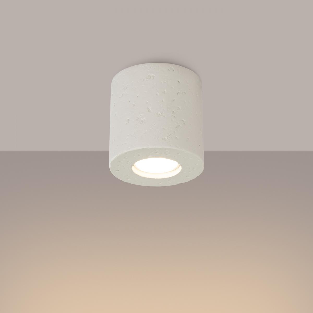 Sollux Lámpara de techo ORBIS hormigón beige No aplicable