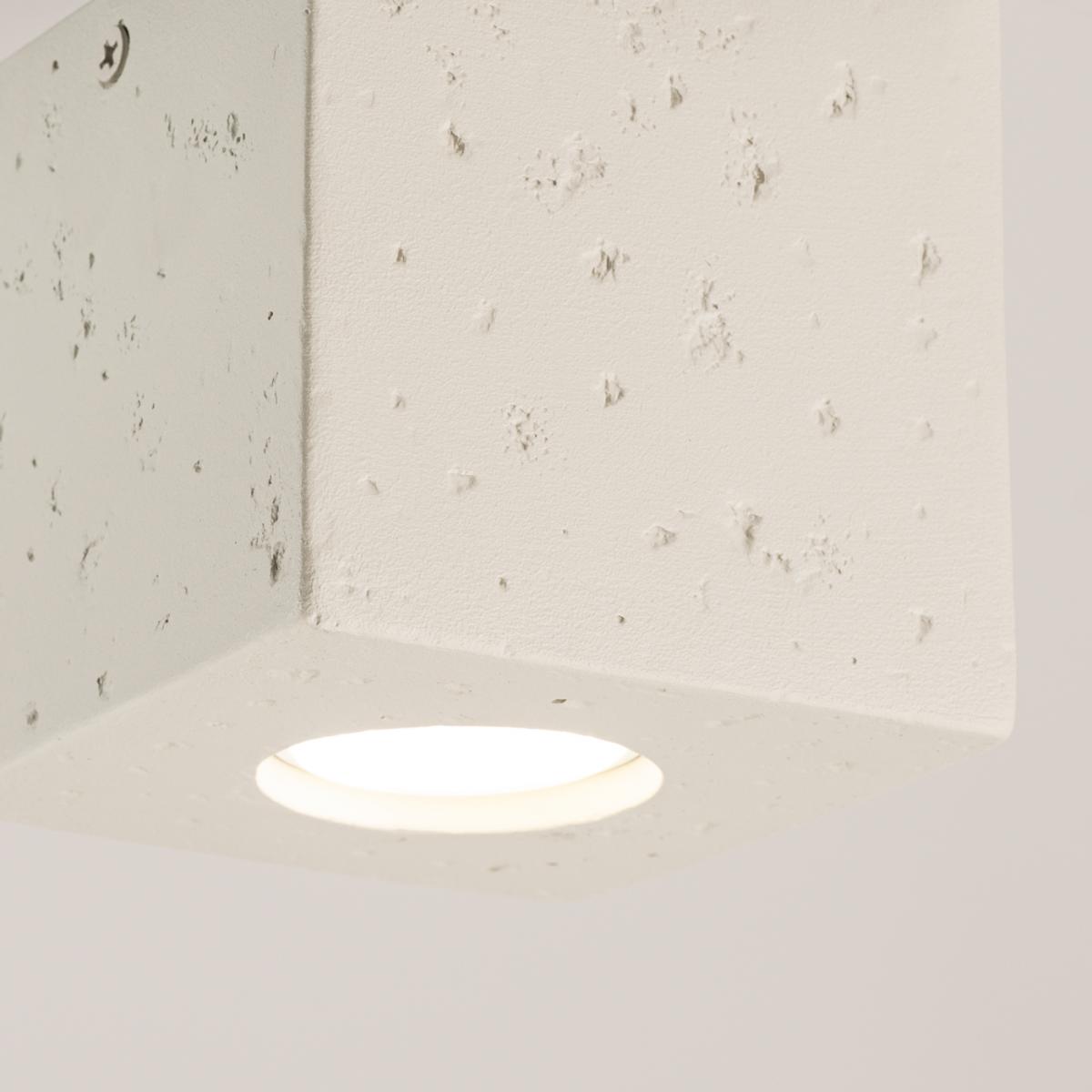 Sollux Lámpara de techo QUAD hormigón beige No aplicable