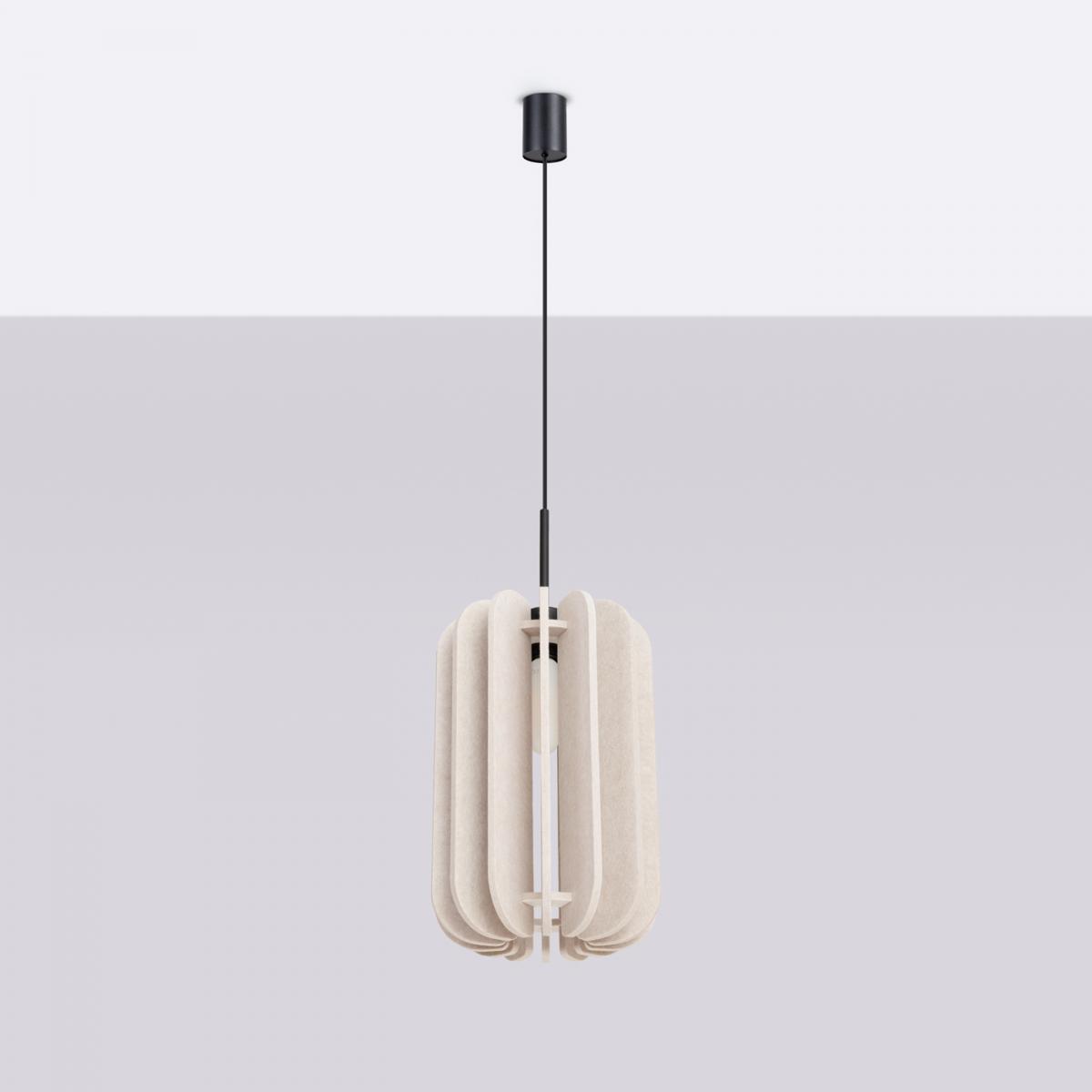 Sollux Lámpara colgante MULA 27 beige No aplicable