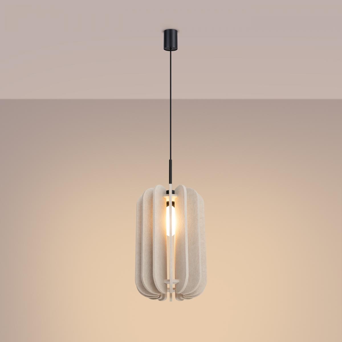 Sollux Lámpara colgante MULA 27 beige No aplicable