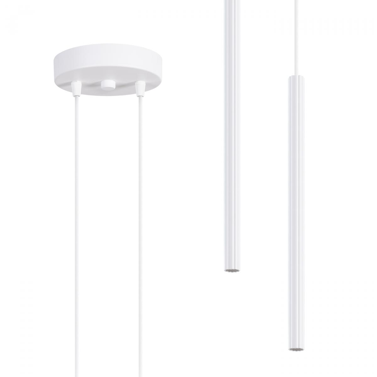 Sollux Lámpara colgante ARCHE 2P blanca No aplicable