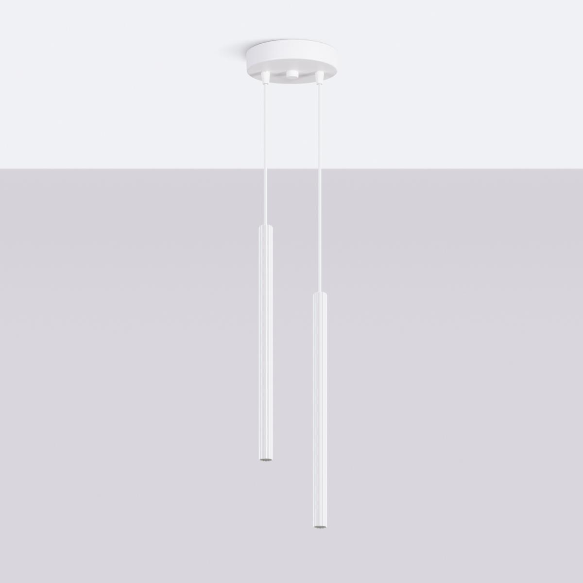 Sollux Lámpara colgante ARCHE 2P blanca No aplicable