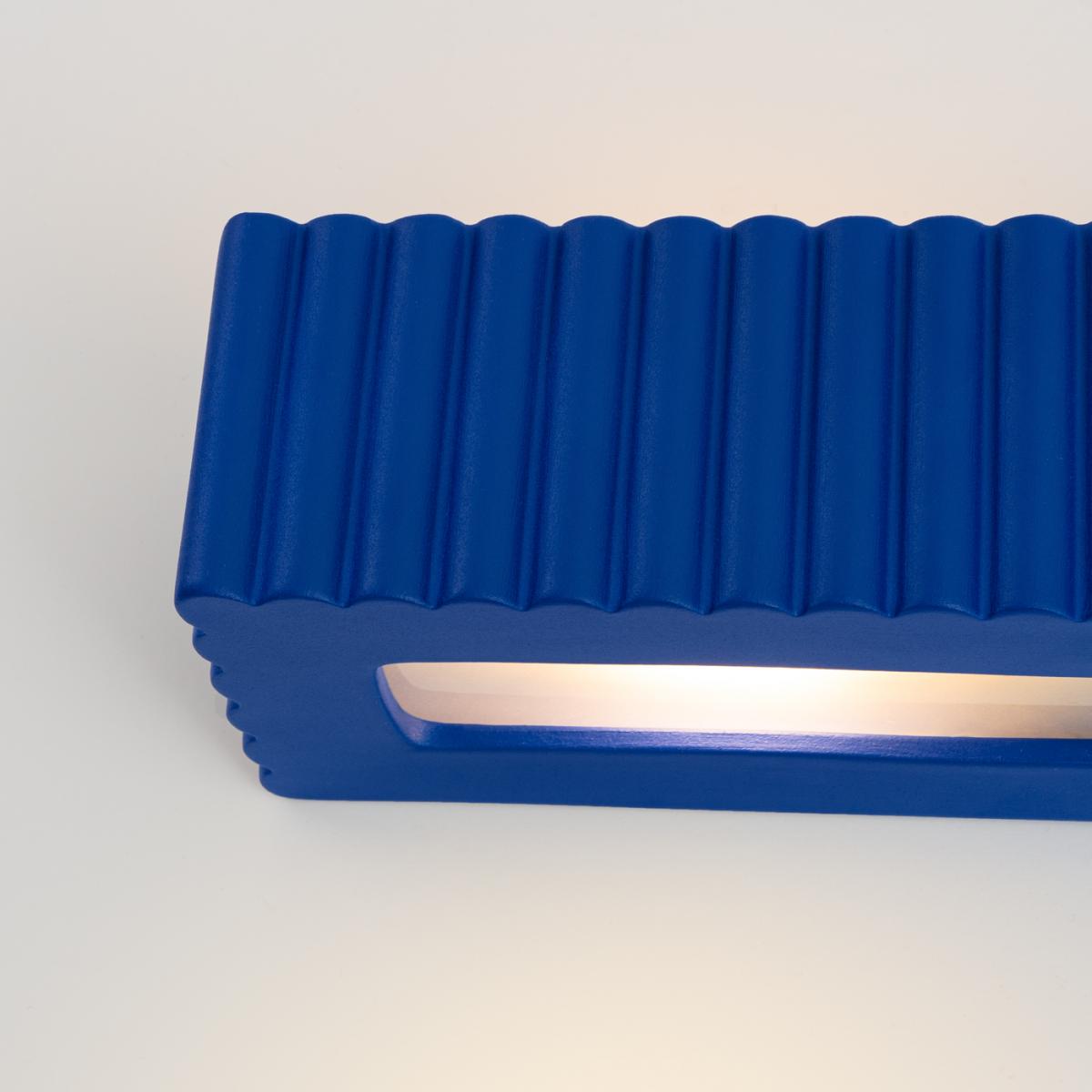 Sollux Aplique de cerámica RIGATA ultramarino No aplicable