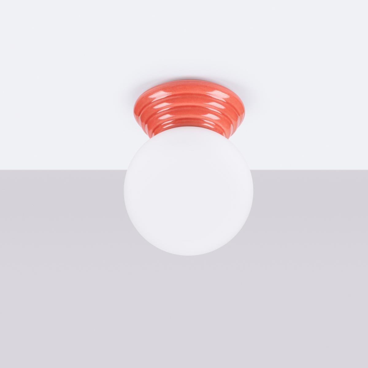 Sollux Lámpara de techo ZORI melocotón IP44 No aplicable