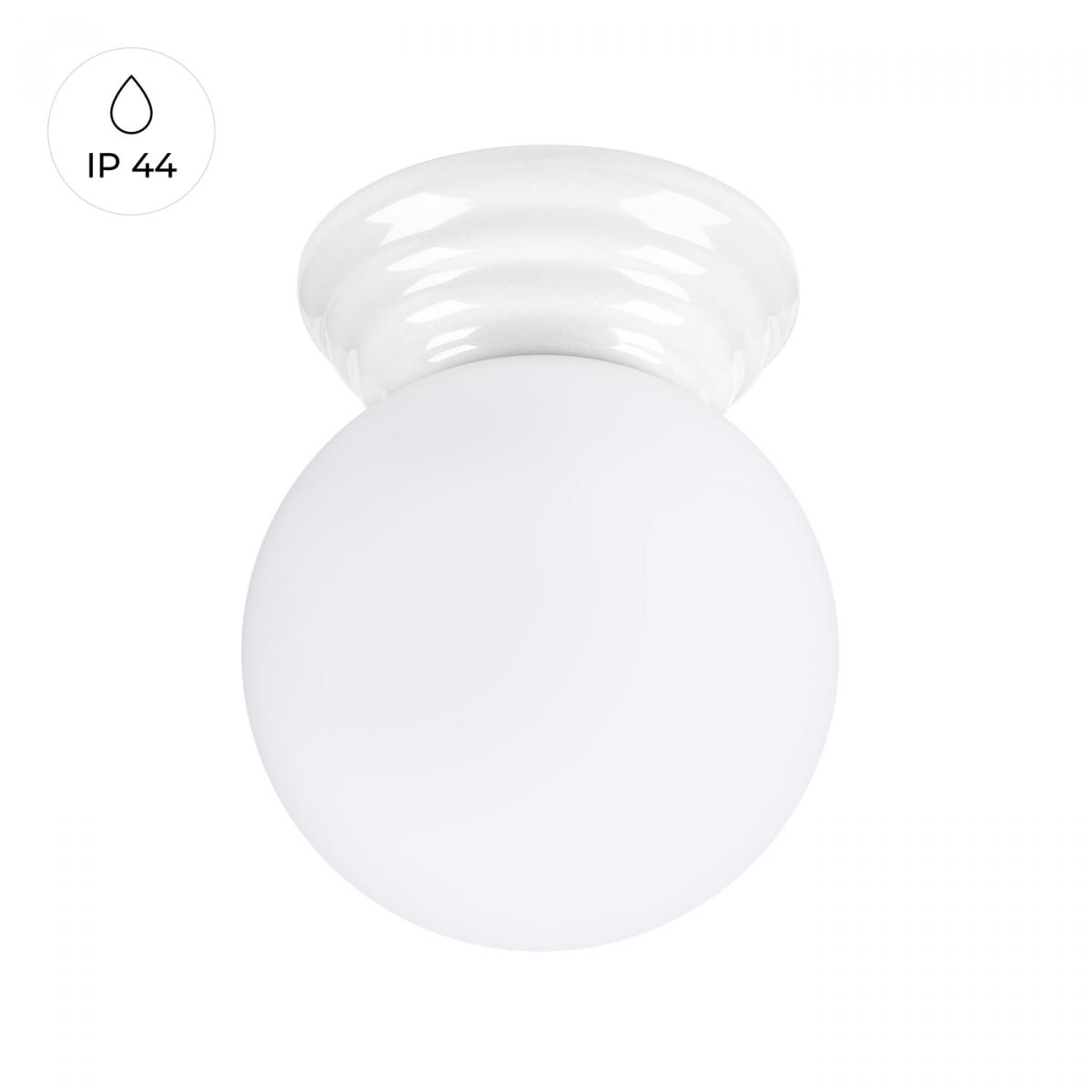 Sollux Plafón ZORI blanco IP44 No aplicable