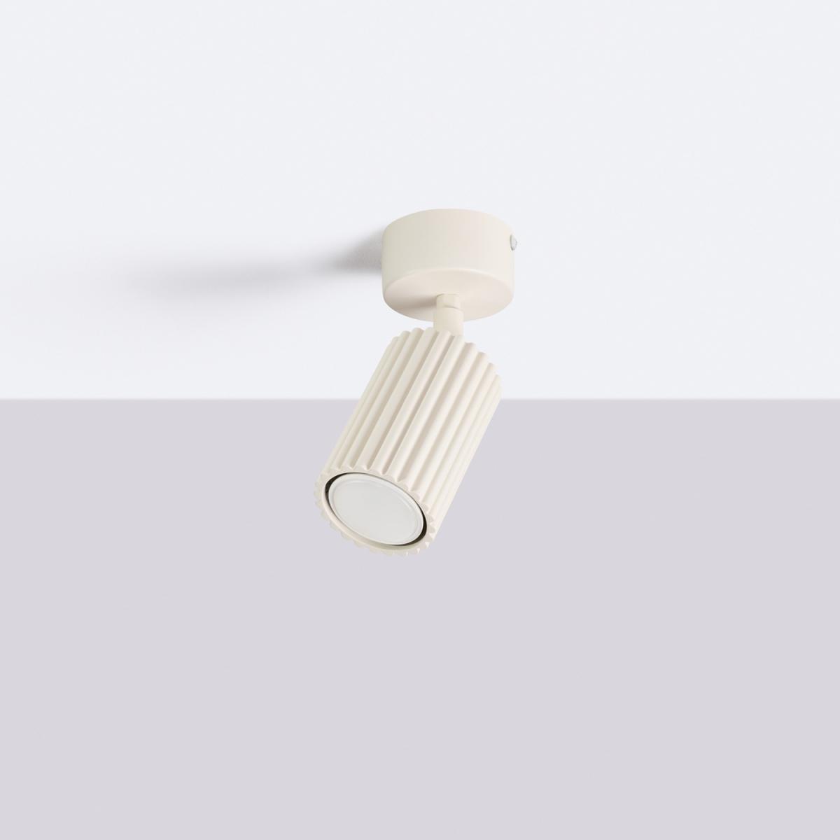 Sollux Plafón KARBON 1 beige 