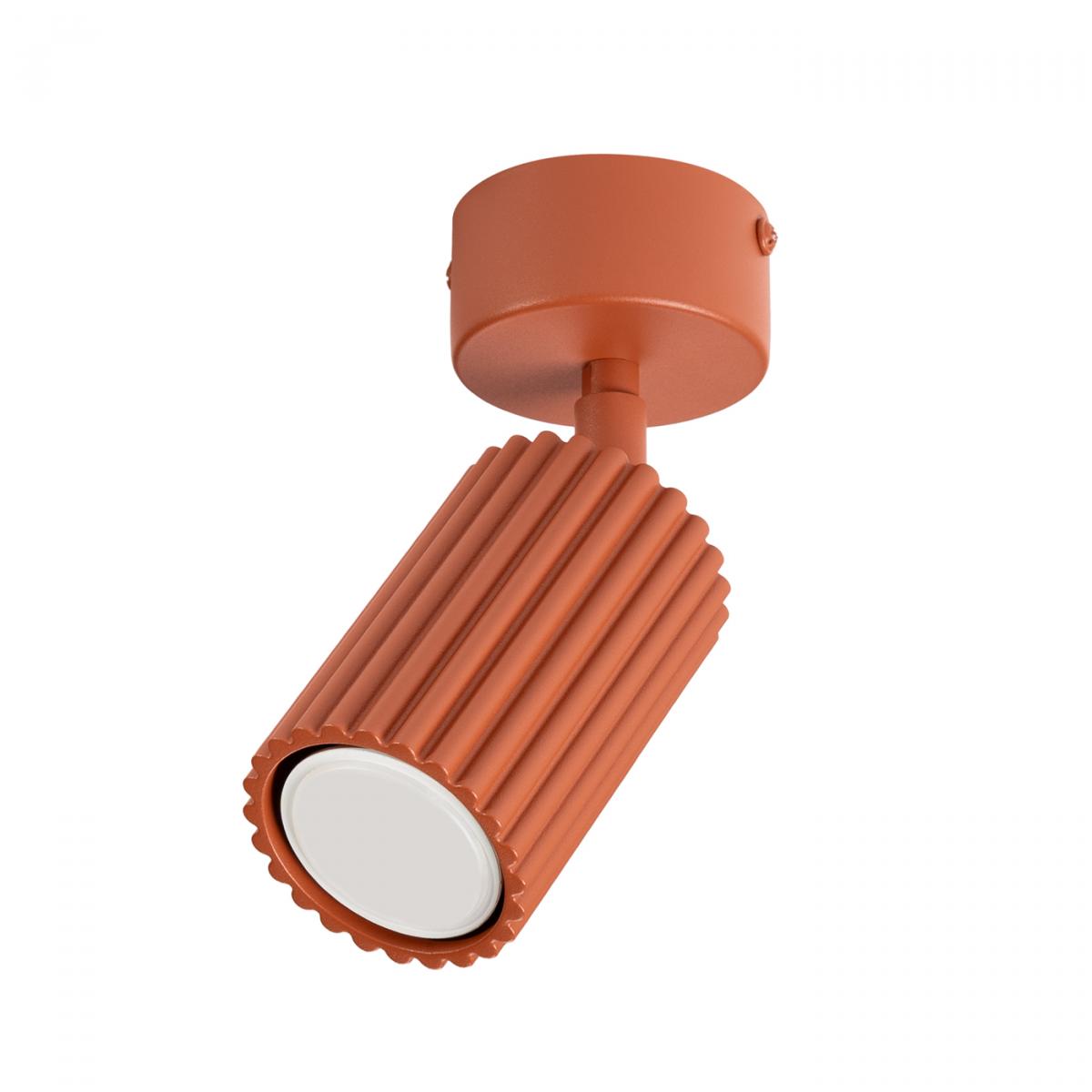 Sollux Plafón KARBON 1 ocre rojo 
