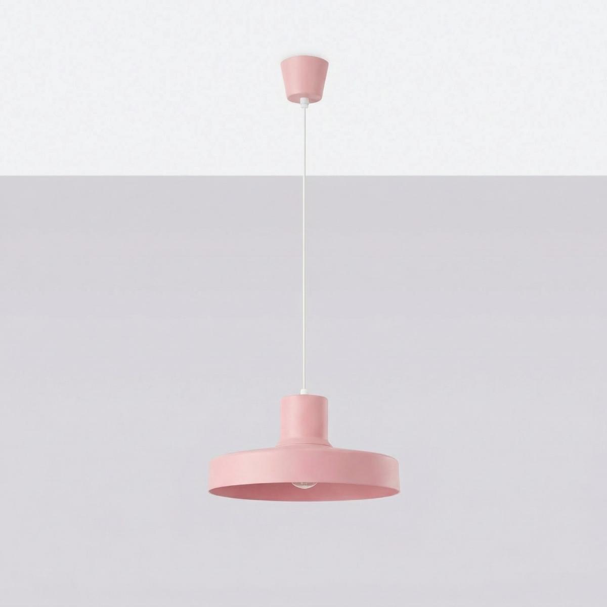 Sollux Lámpara colgante BILO rosa 