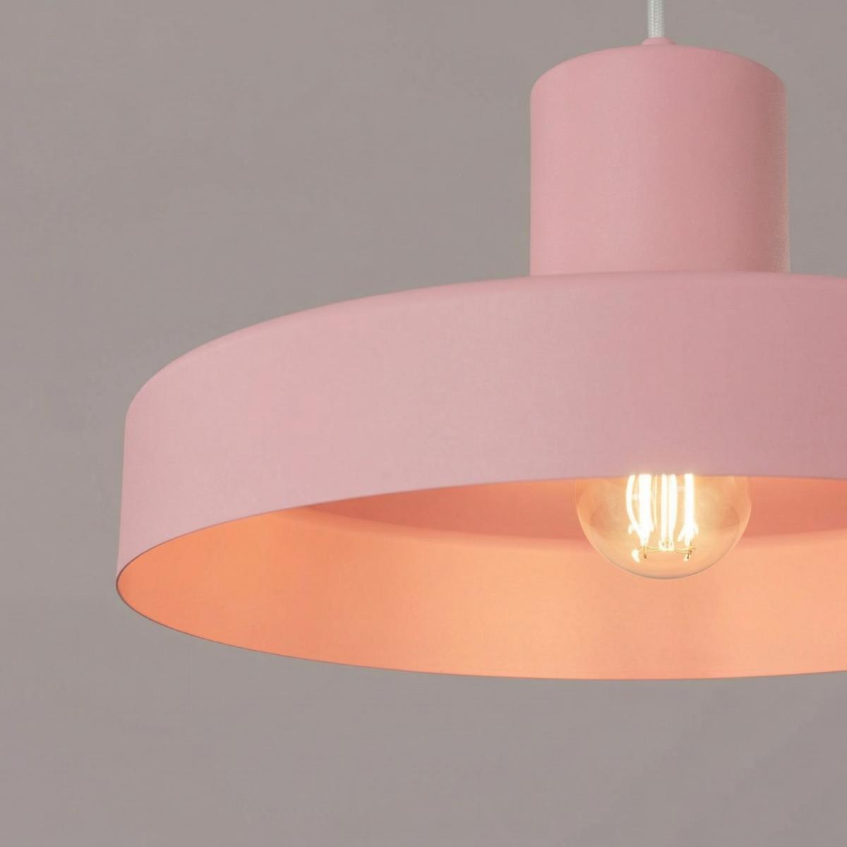 Sollux Lámpara colgante BILO rosa 