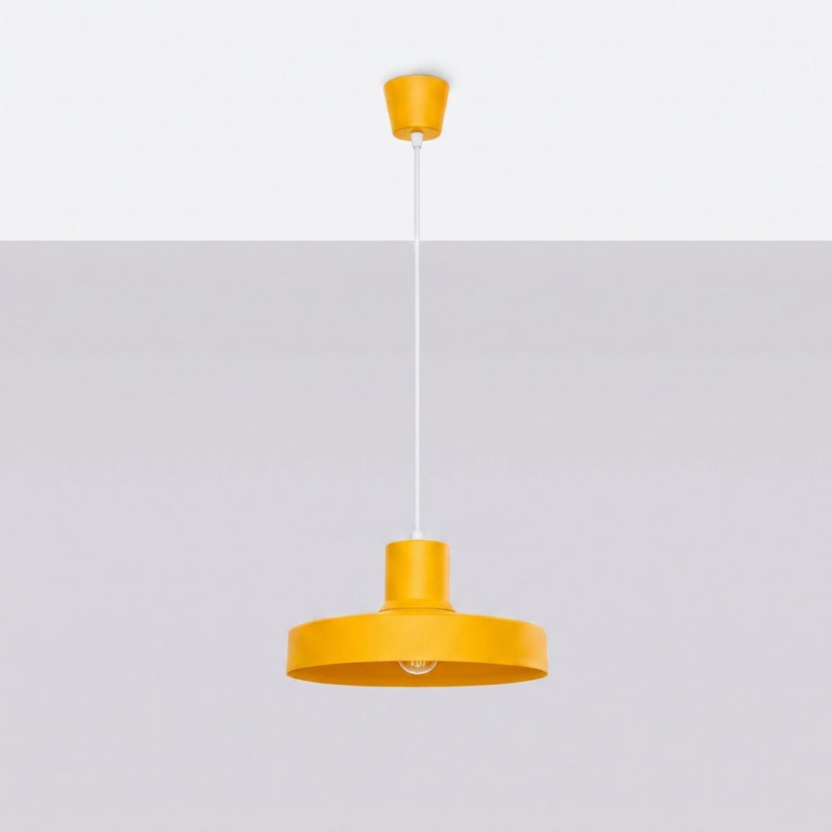 Sollux Lámpara colgante BILO amarillo 