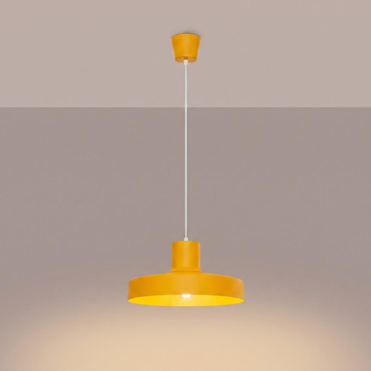 Sollux Lámpara colgante BILO amarillo 