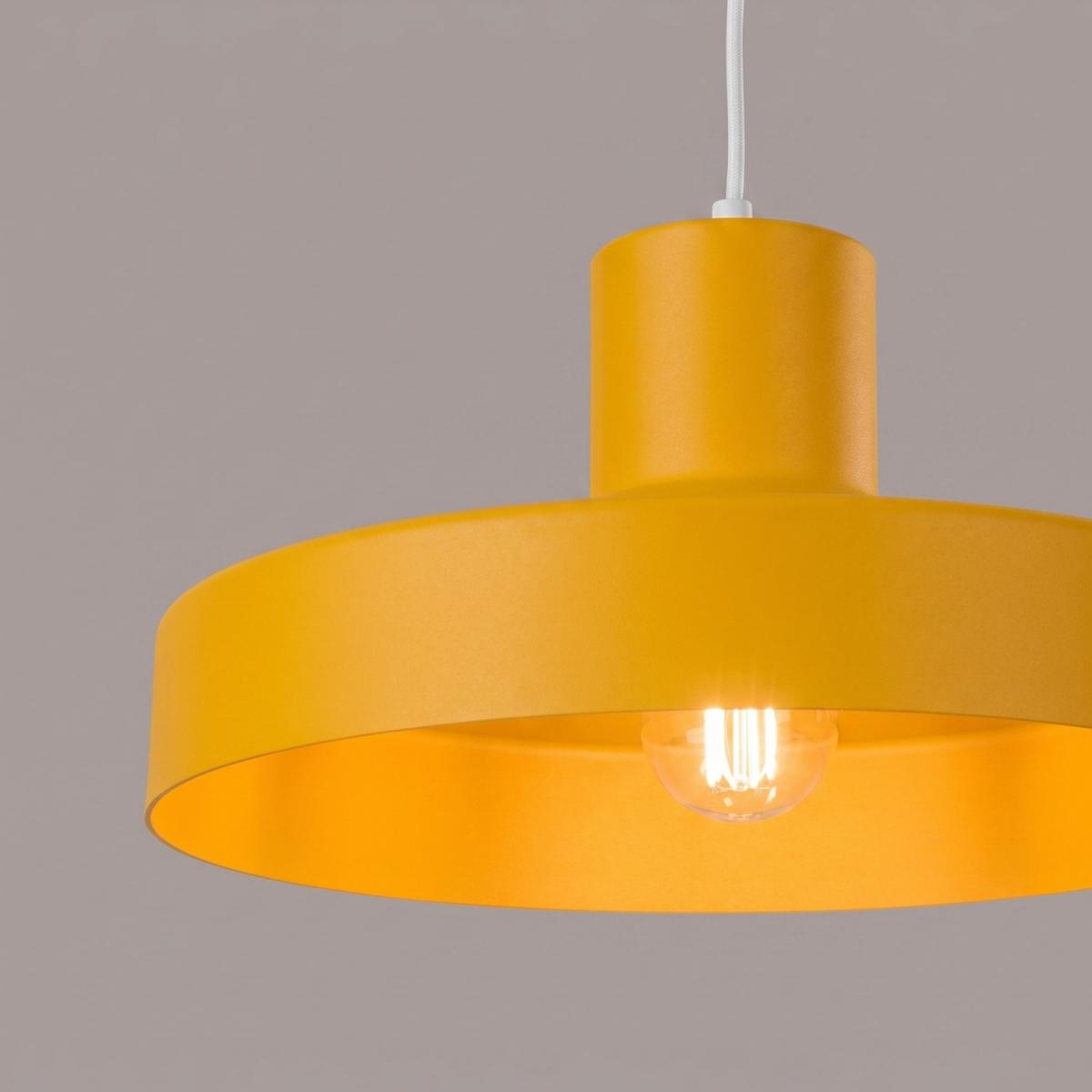 Sollux Lámpara colgante BILO amarillo 