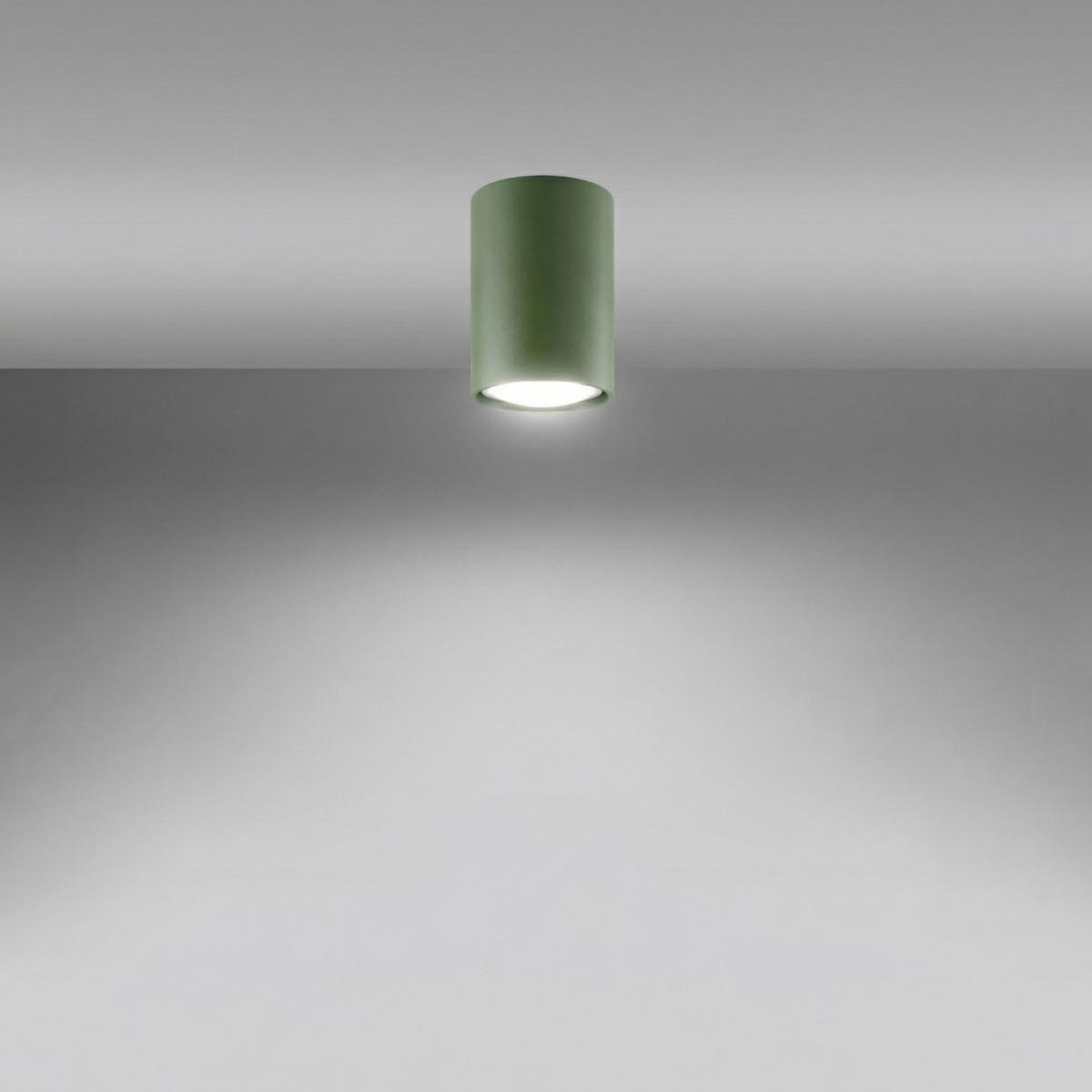 Sollux Plafón LAGOS 10 verde oliva 