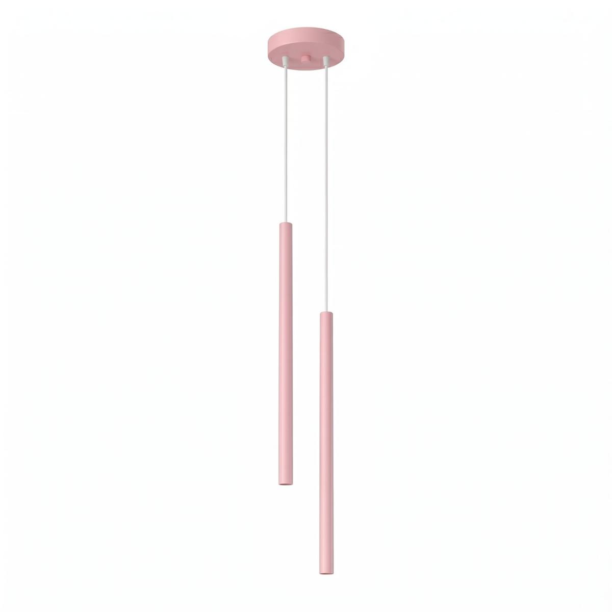 Sollux Lámpara colgante PASTELO 2 rosa 