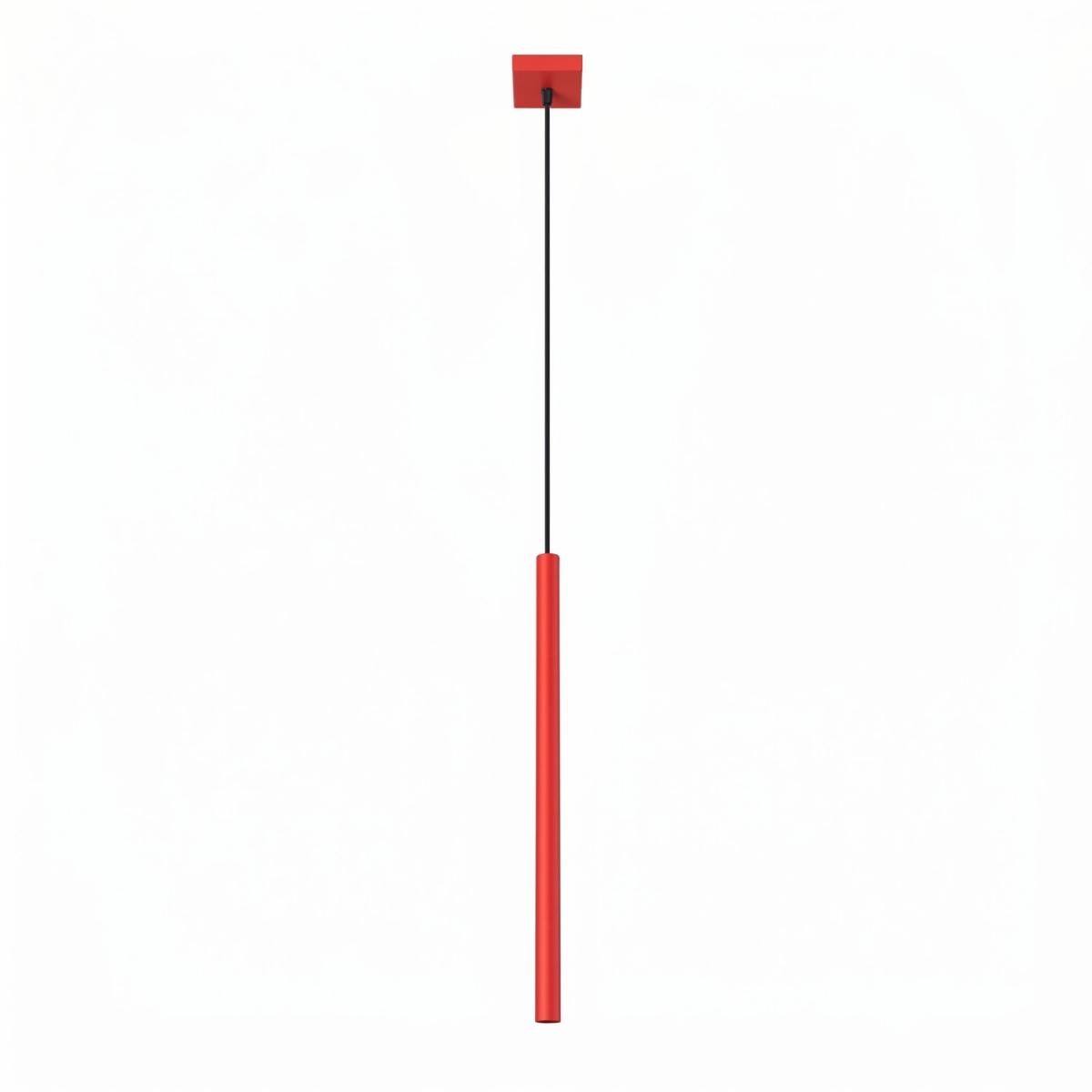 Sollux Lámpara colgante PASTELO 1 rojo 