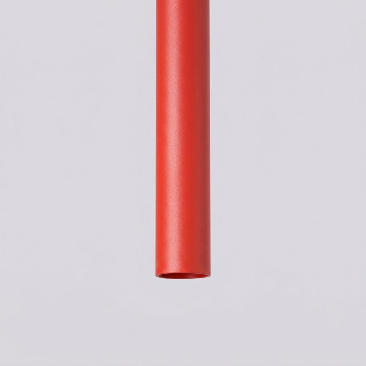 Sollux Lámpara colgante PASTELO 3P rojo 