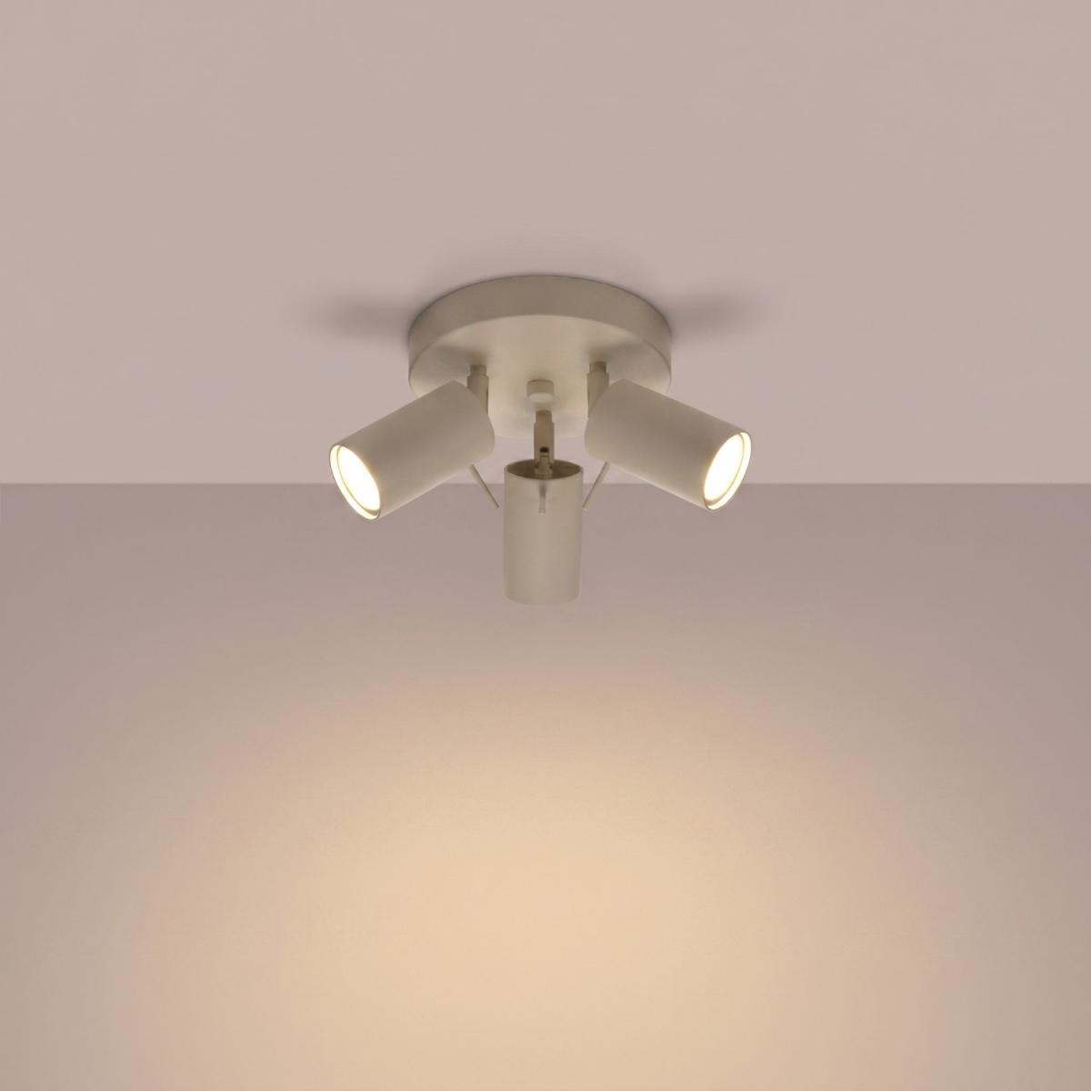 Sollux Plafón RING 3P topo 