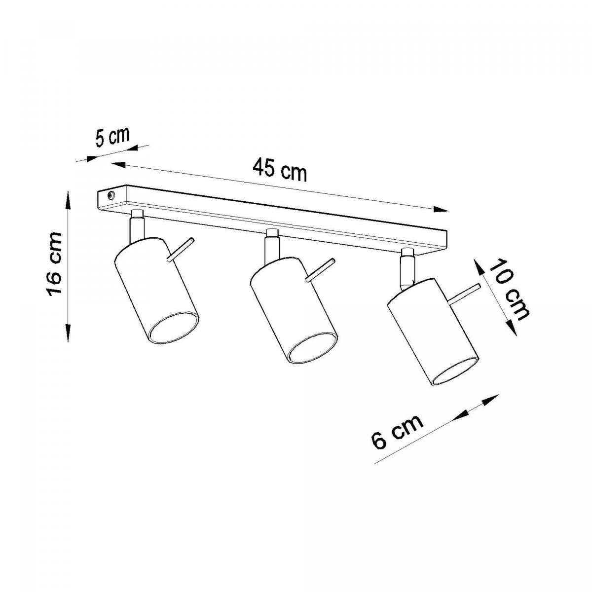 Sollux Plafón RING 3 ultramarino 