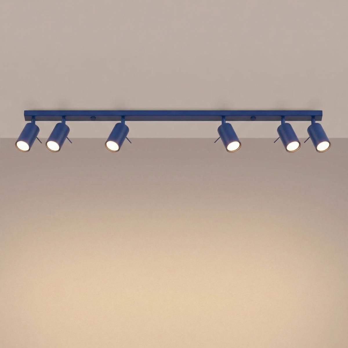Sollux Plafón RING 6L ultramarino 