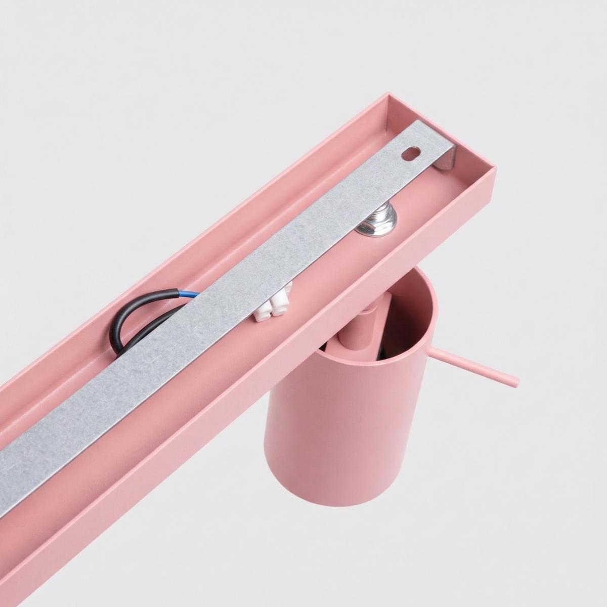 Sollux Plafón RING 4L rosa 