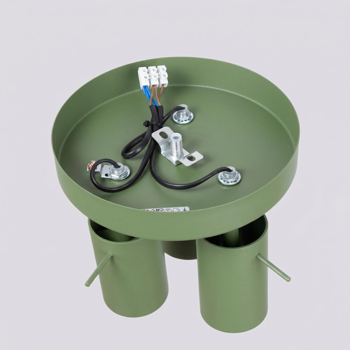 Sollux Plafón RING 3P salvia 