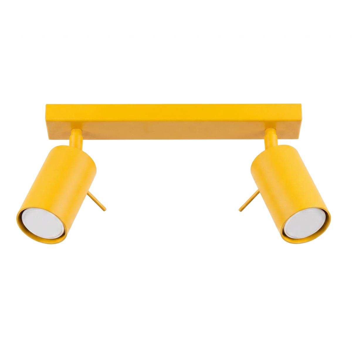 Sollux Plafón RING 2 amarillo 