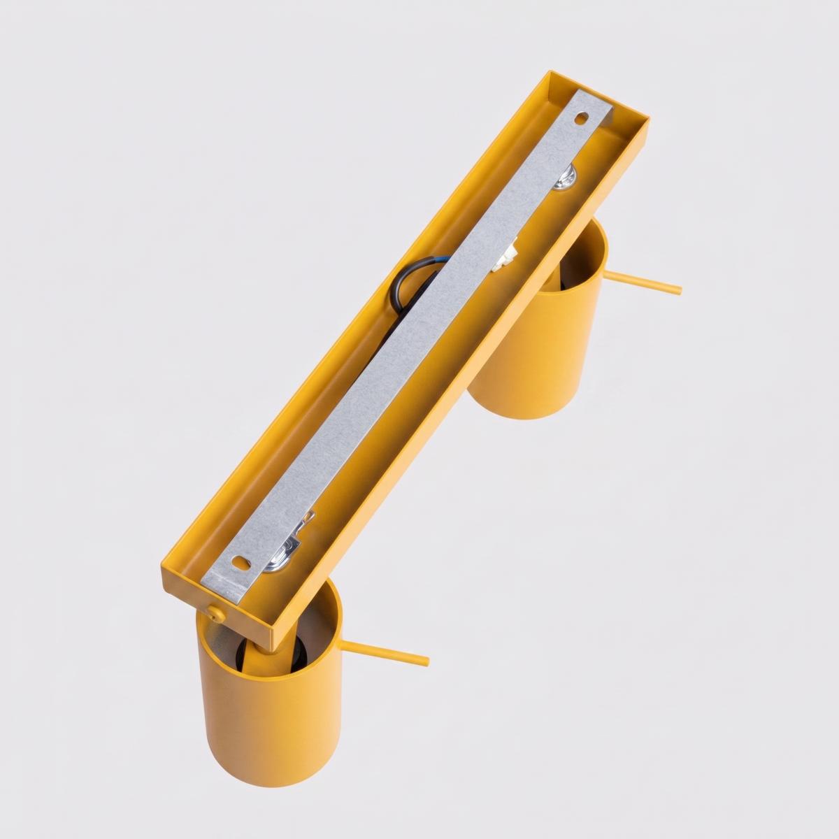 Sollux Plafón RING 2 amarillo 