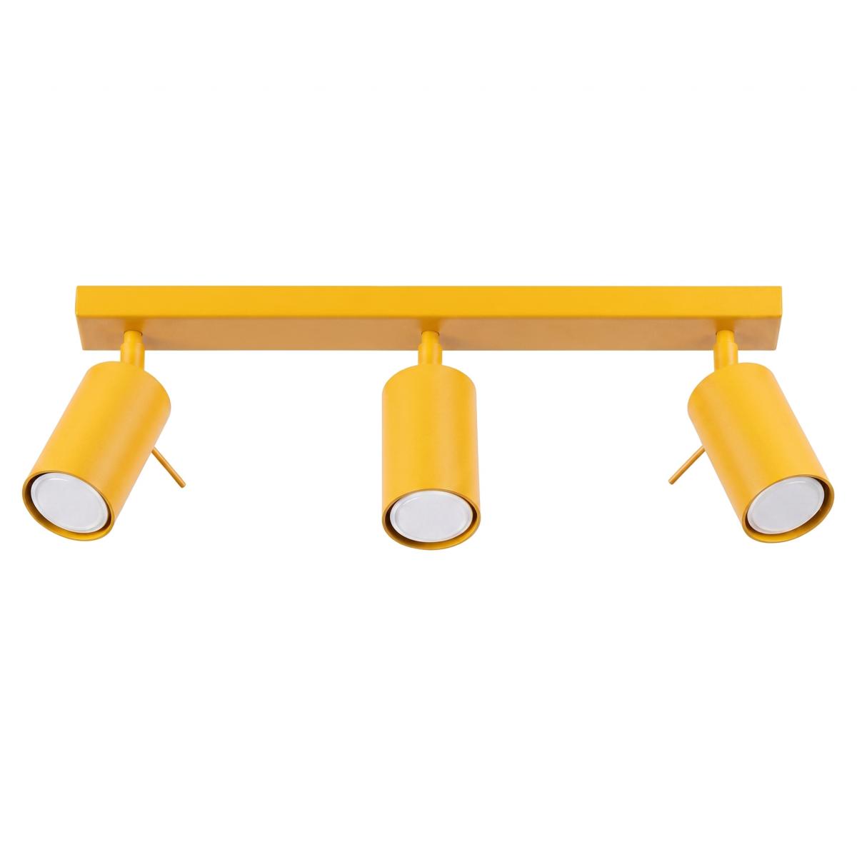 Sollux Plafón RING 3L amarillo 