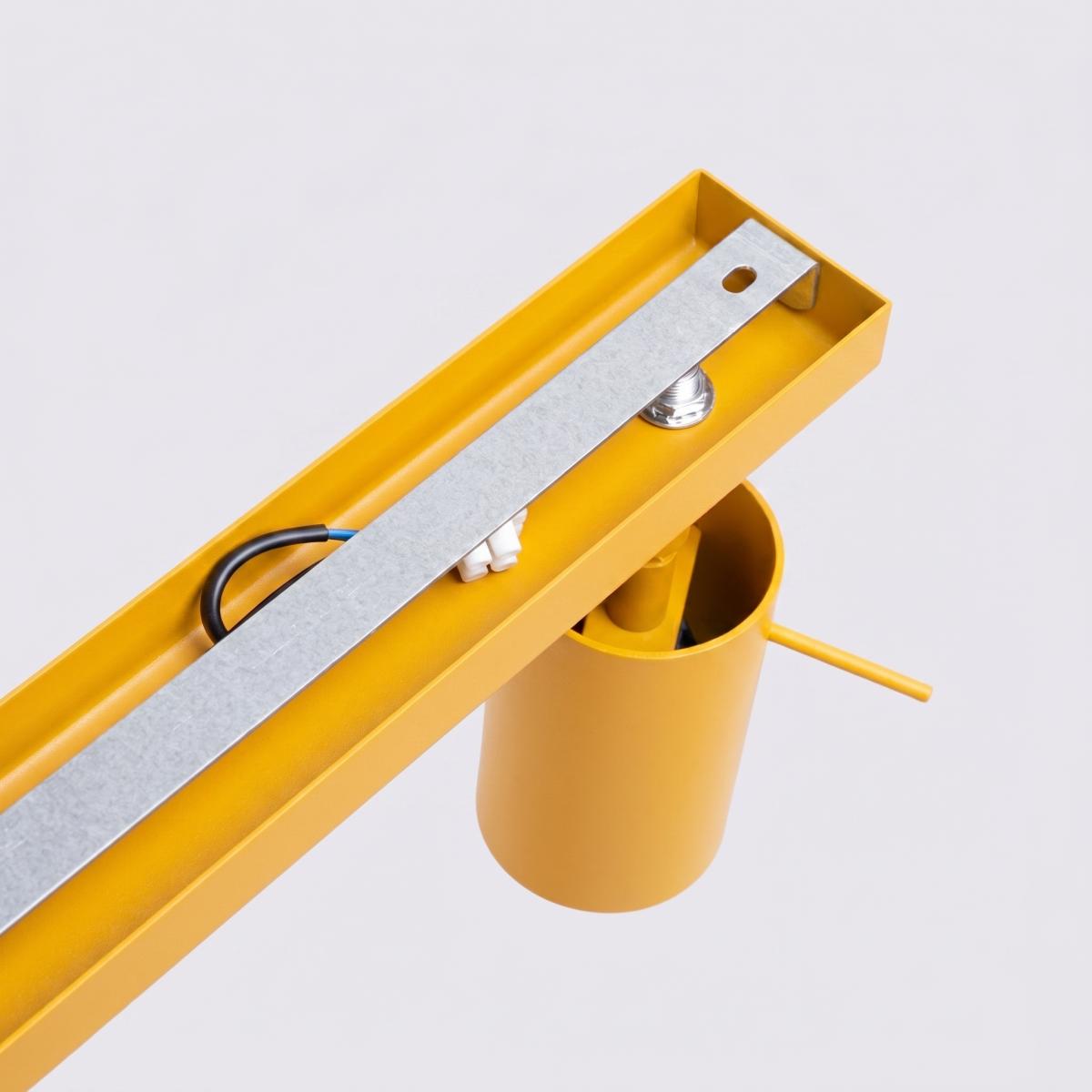 Sollux Plafón RING 3L amarillo 