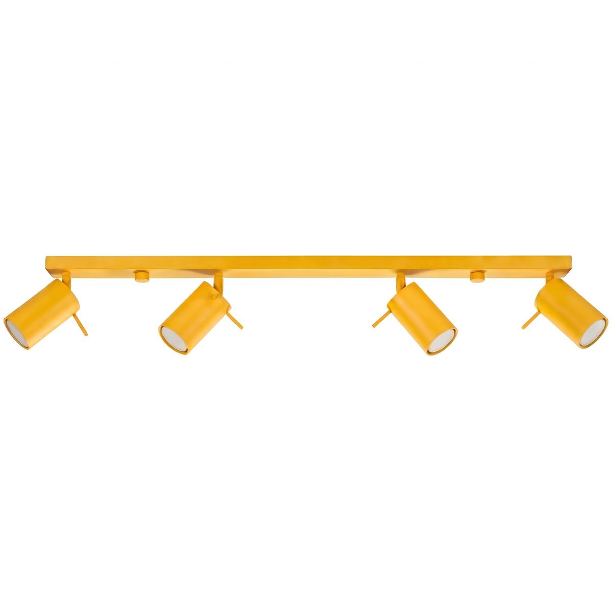 Sollux Plafón RING 4L amarillo 
