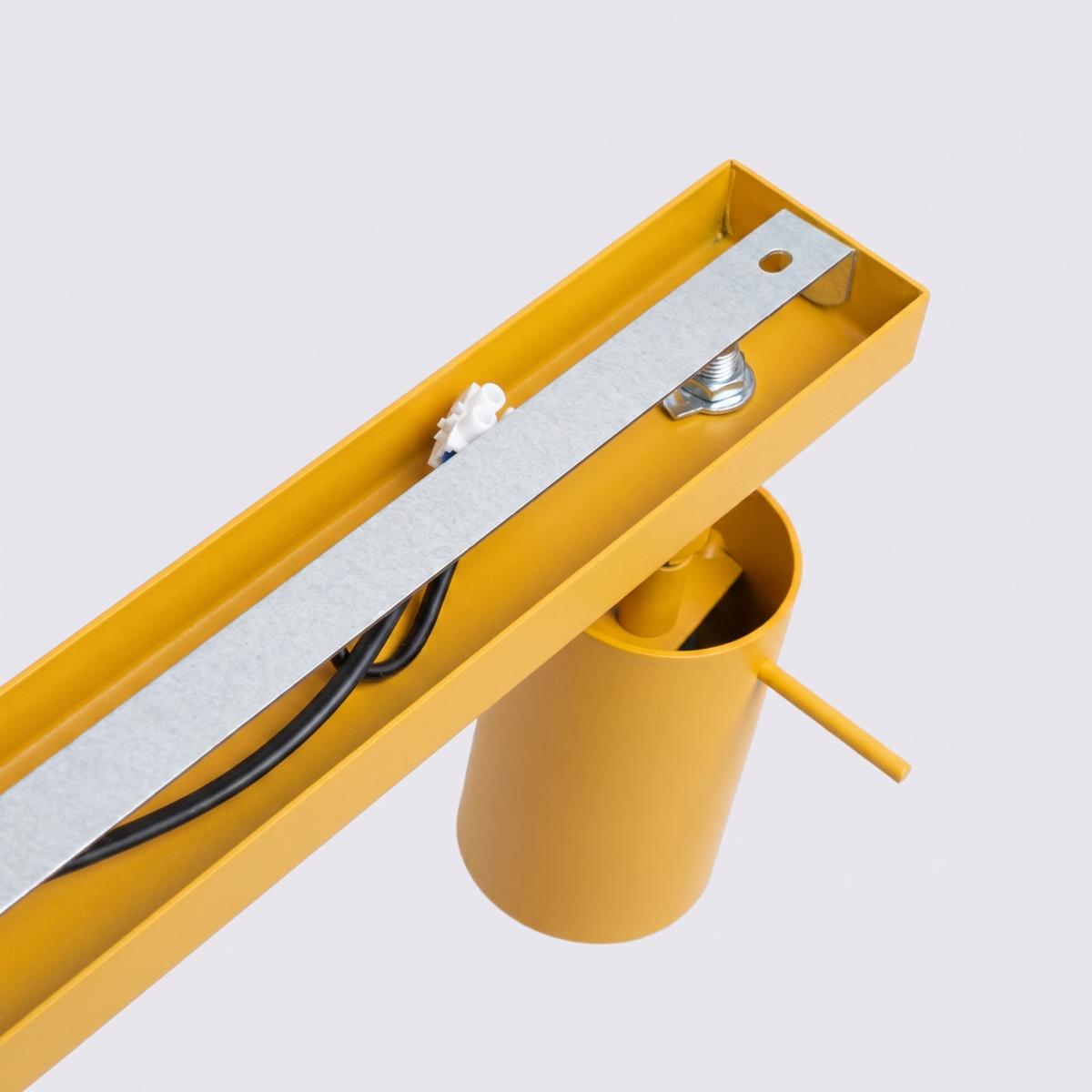 Sollux Plafón RING 4L amarillo 