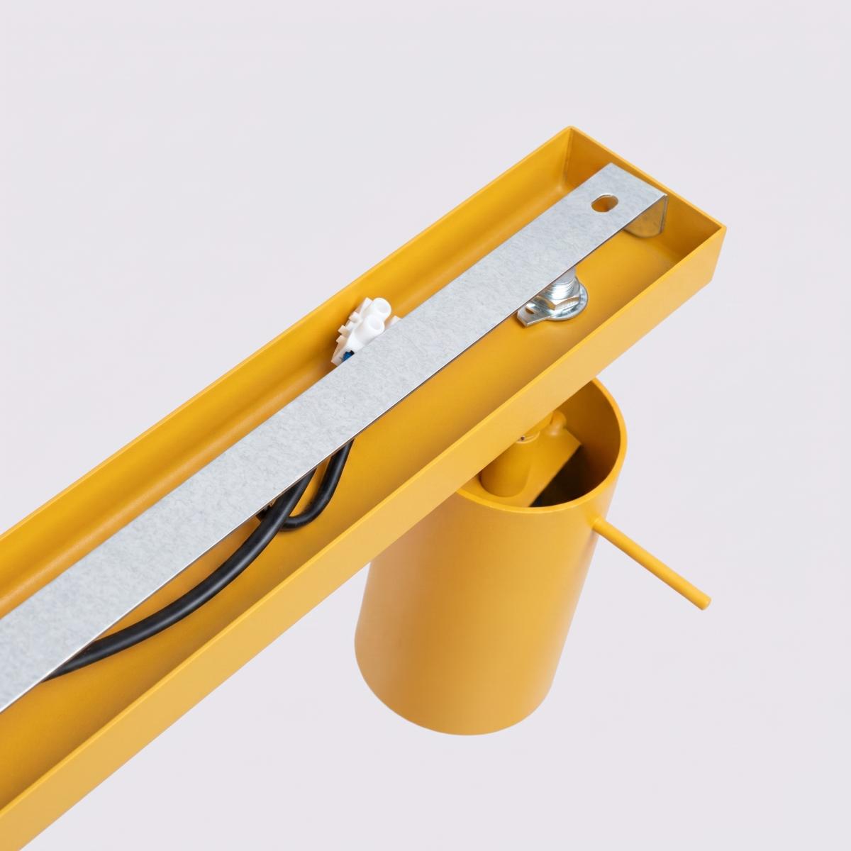 Sollux Plafón RING 6L amarillo 
