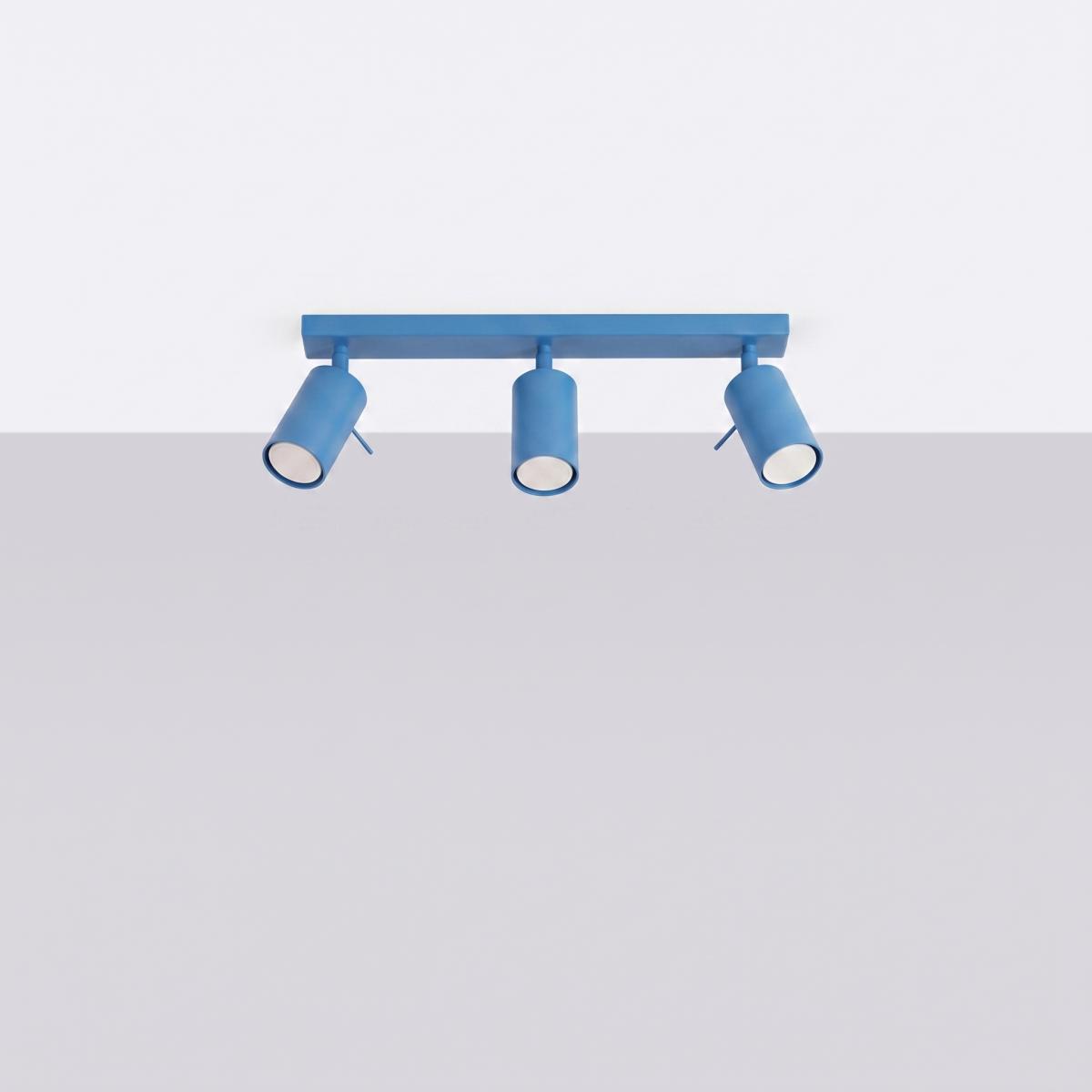 Sollux Plafón RING 3L azur 