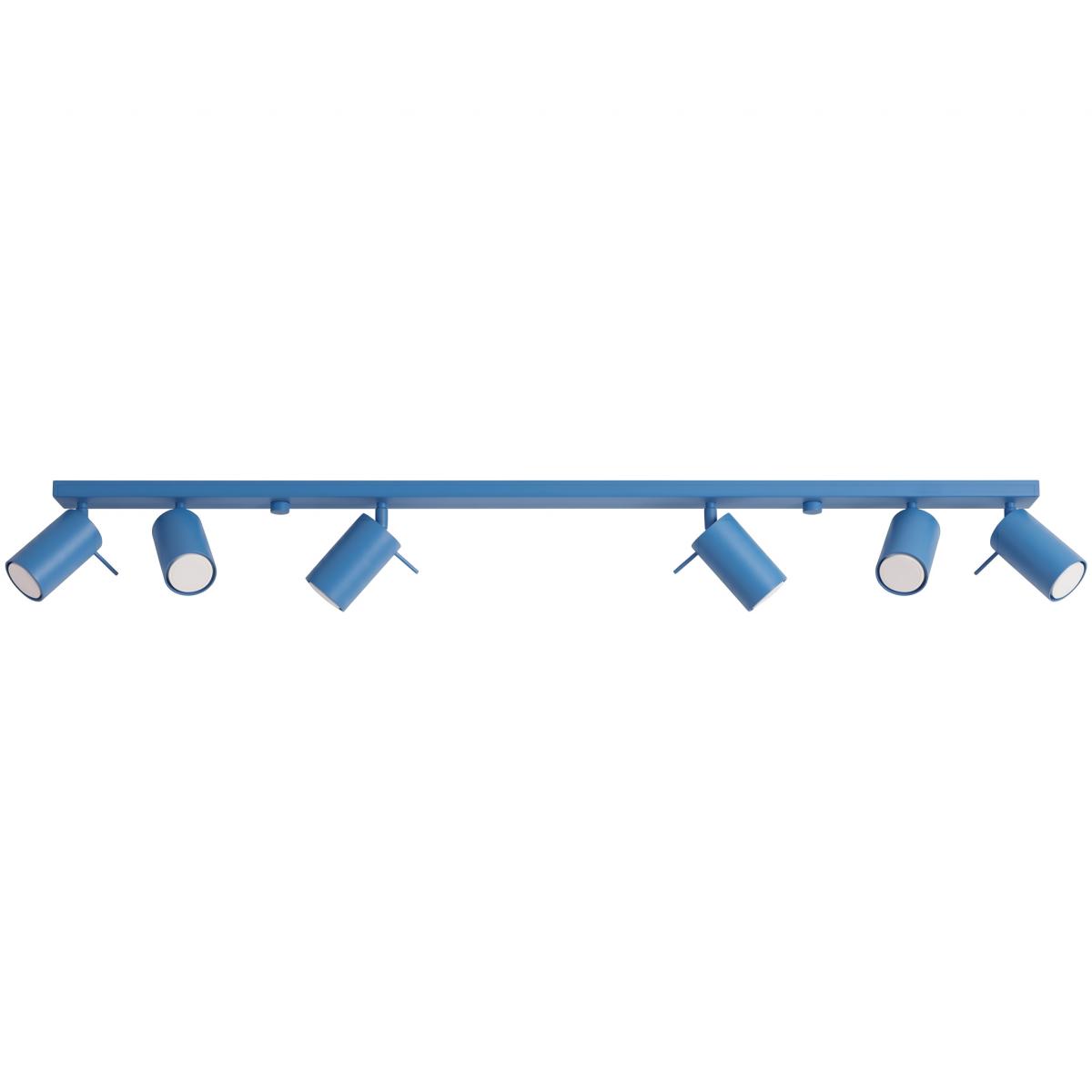 Sollux Plafón RING 6L azur 
