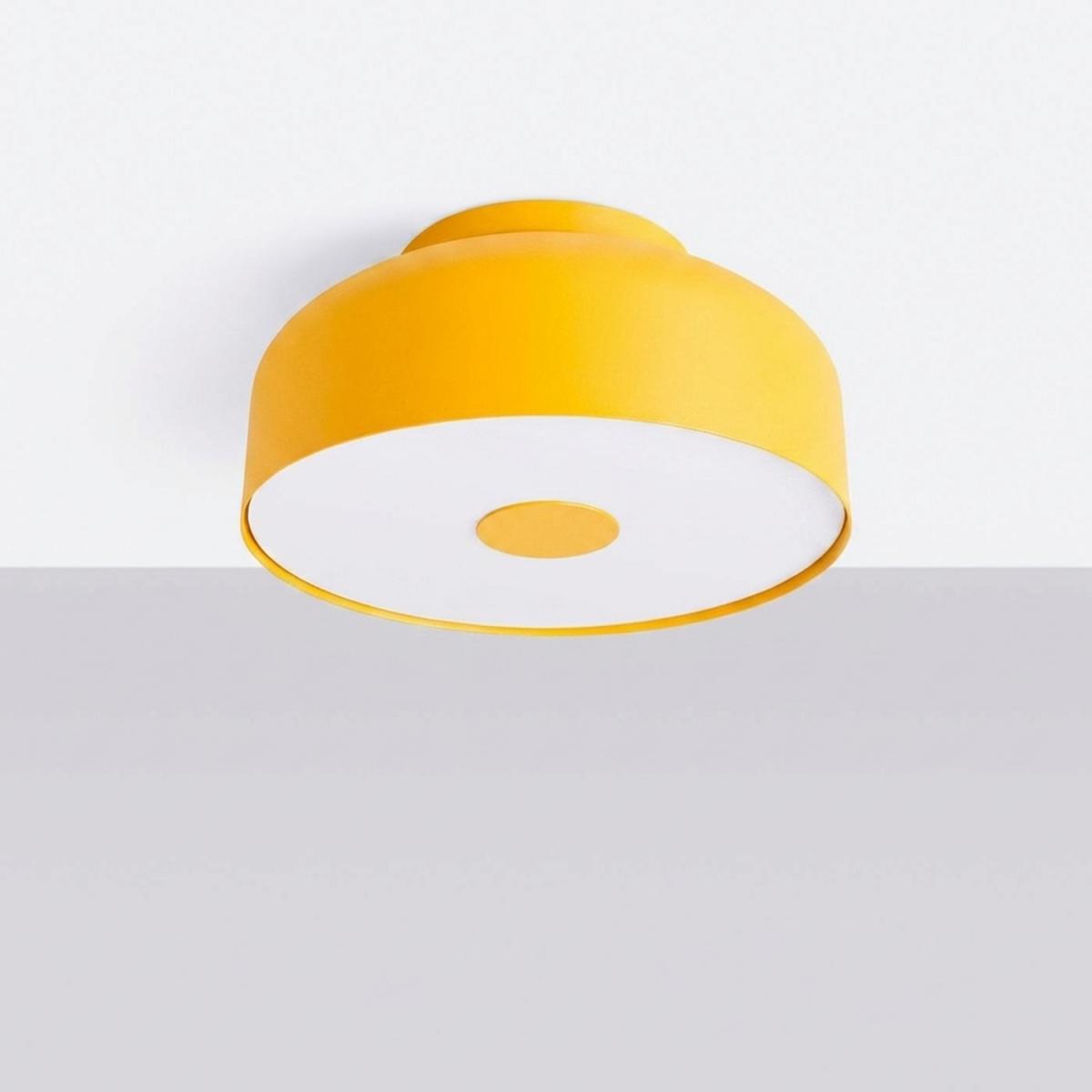Sollux Plafón OMIQ amarillo 