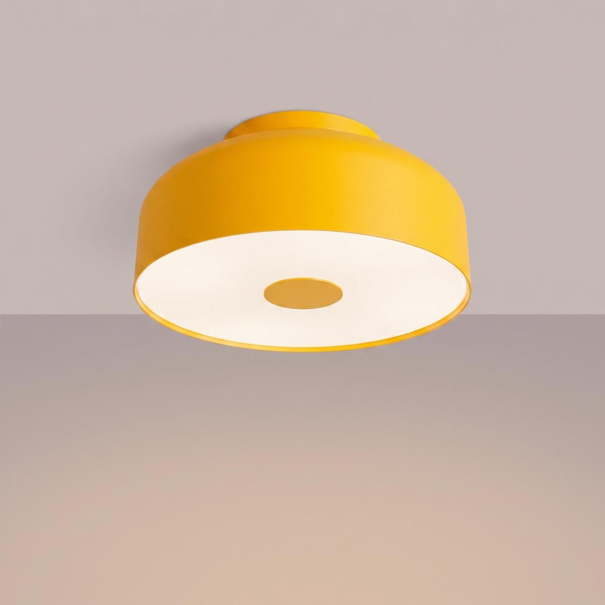 Sollux Plafón OMIQ amarillo 