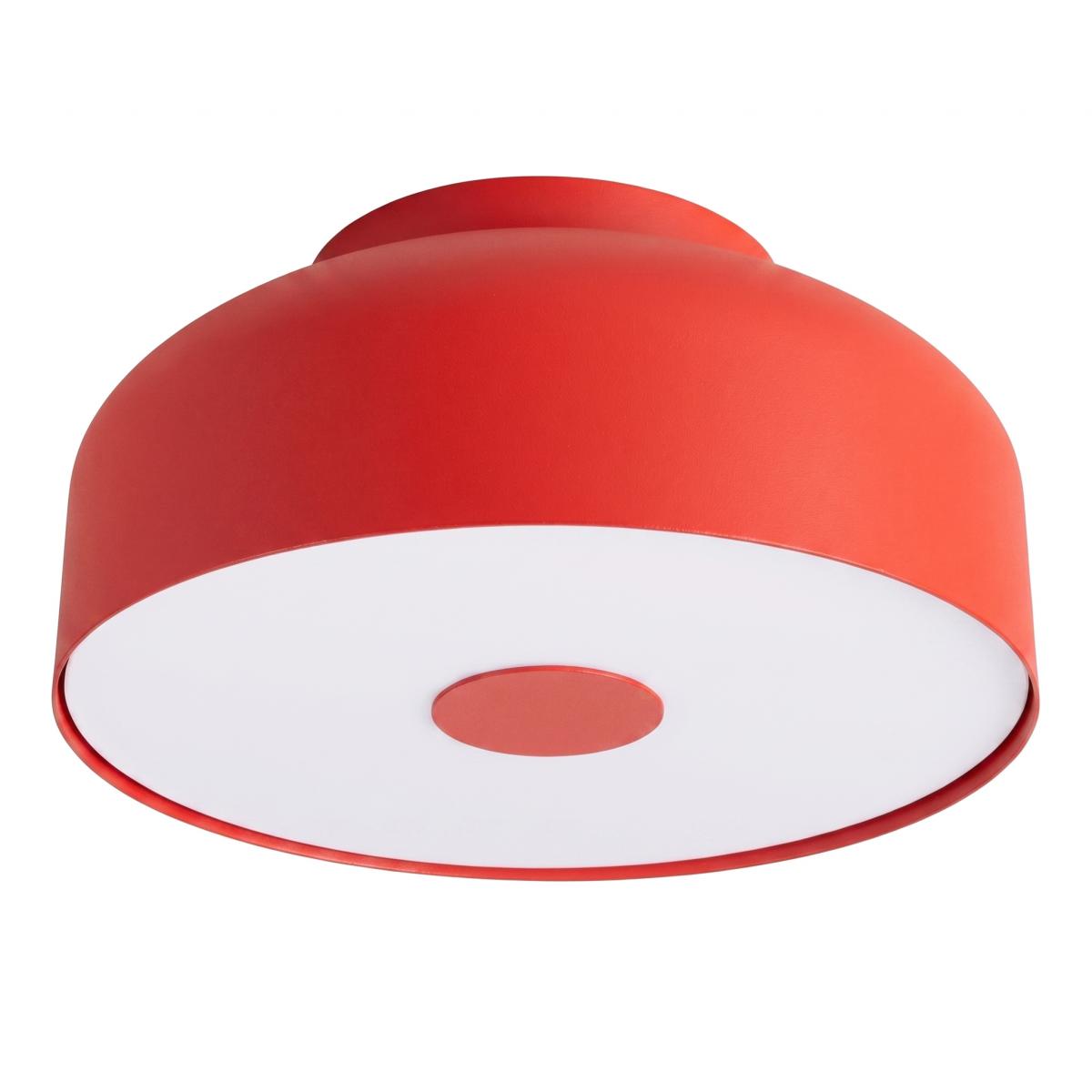 Sollux Plafón OMIQ rojo 