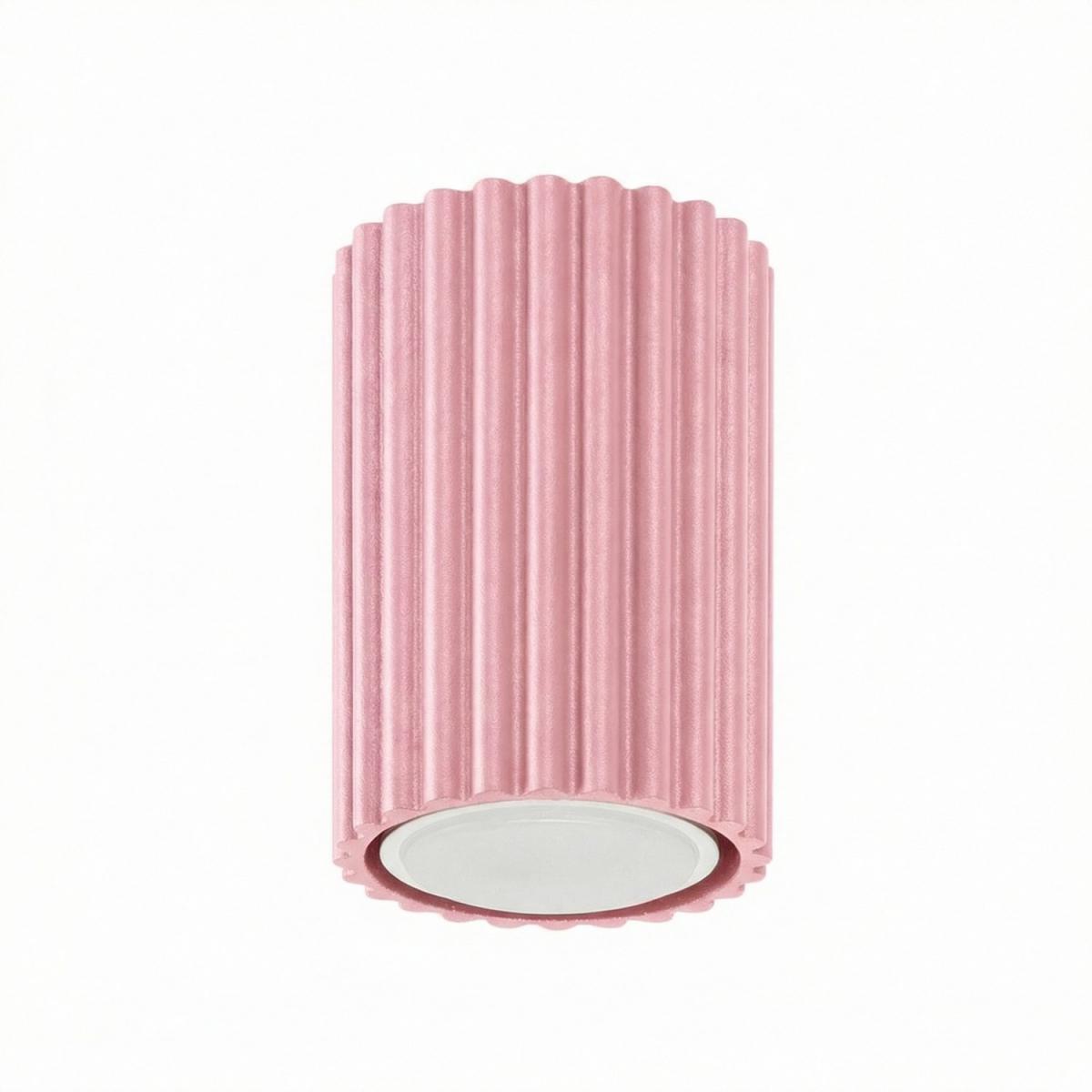 Sollux Plafón KARBON 10 rosa 