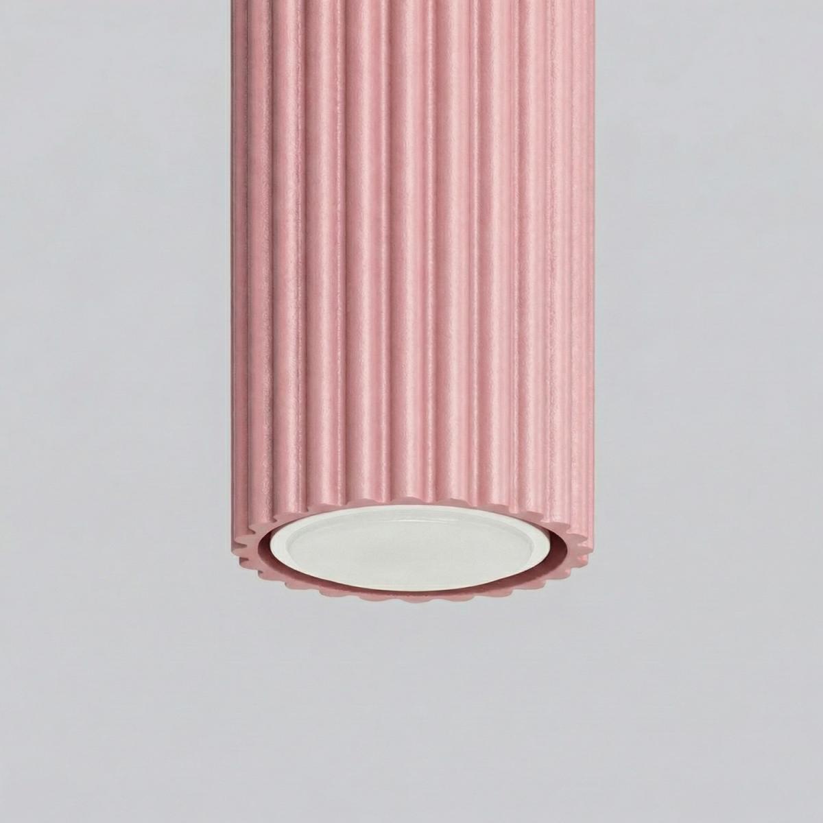 Sollux Plafón KARBON 10 rosa 
