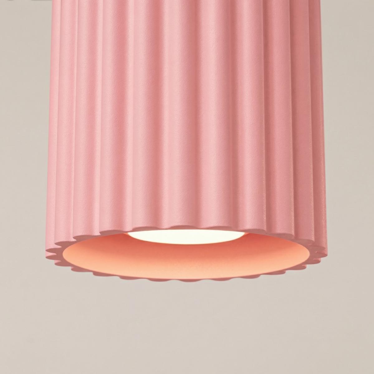 Sollux Plafón AURA 1 rosa GU10 