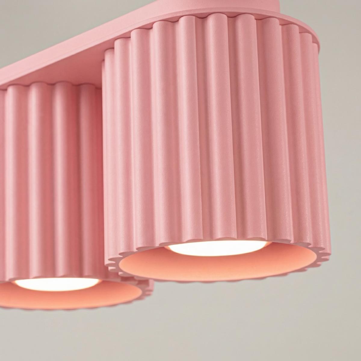 Sollux Plafón AURA 2 rosa GU10 