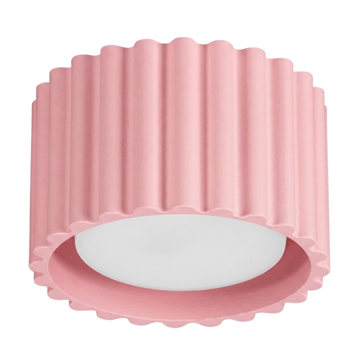 Sollux Plafón AURA 1 rosa Gx53 